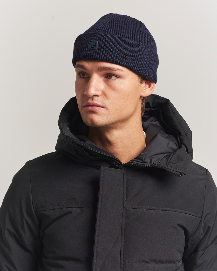 Heren | Mutsen | Sail Racing | Bowman Wool Folded Beanie Dark Navy
