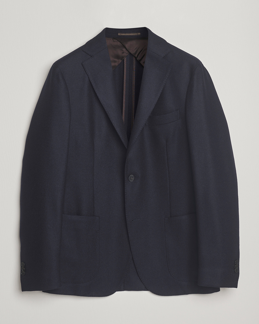 Heren | Blazers | Incotex | Wool/Cashmere Blazer Navy