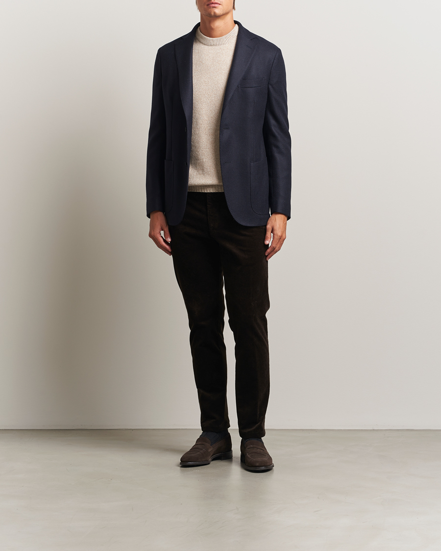 Heren | Blazers | Incotex | Wool/Cashmere Blazer Navy