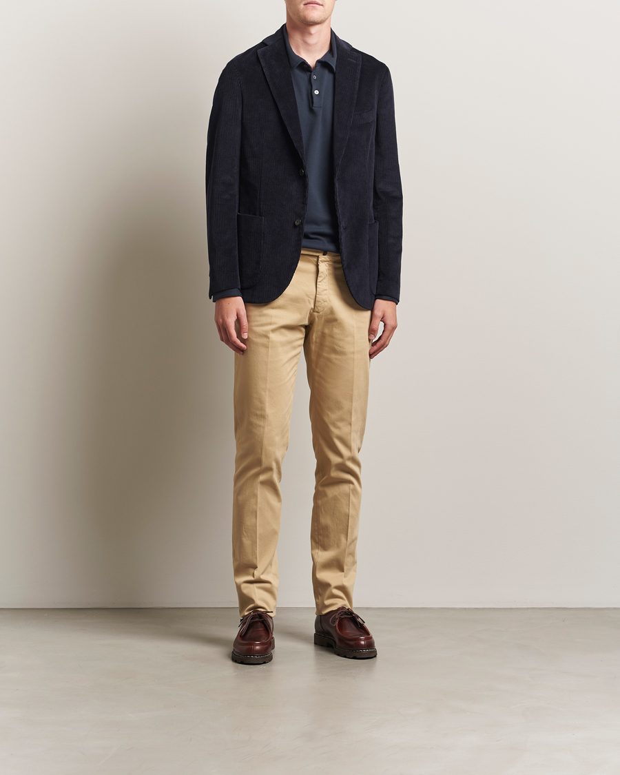 Heren | Blazers | Incotex | Corduroy Blazer Navy