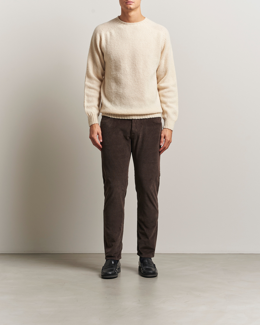 Heren | Broeken | Jacob Cohën | Bard 5-Pocket Medium Corduroy Trousers Brown