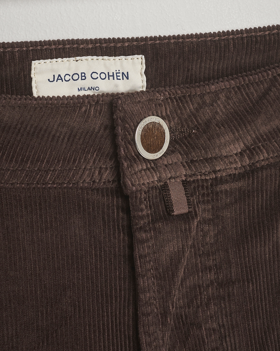 Heren | Broeken | Jacob Cohën | Bard 5-Pocket Medium Corduroy Trousers Brown