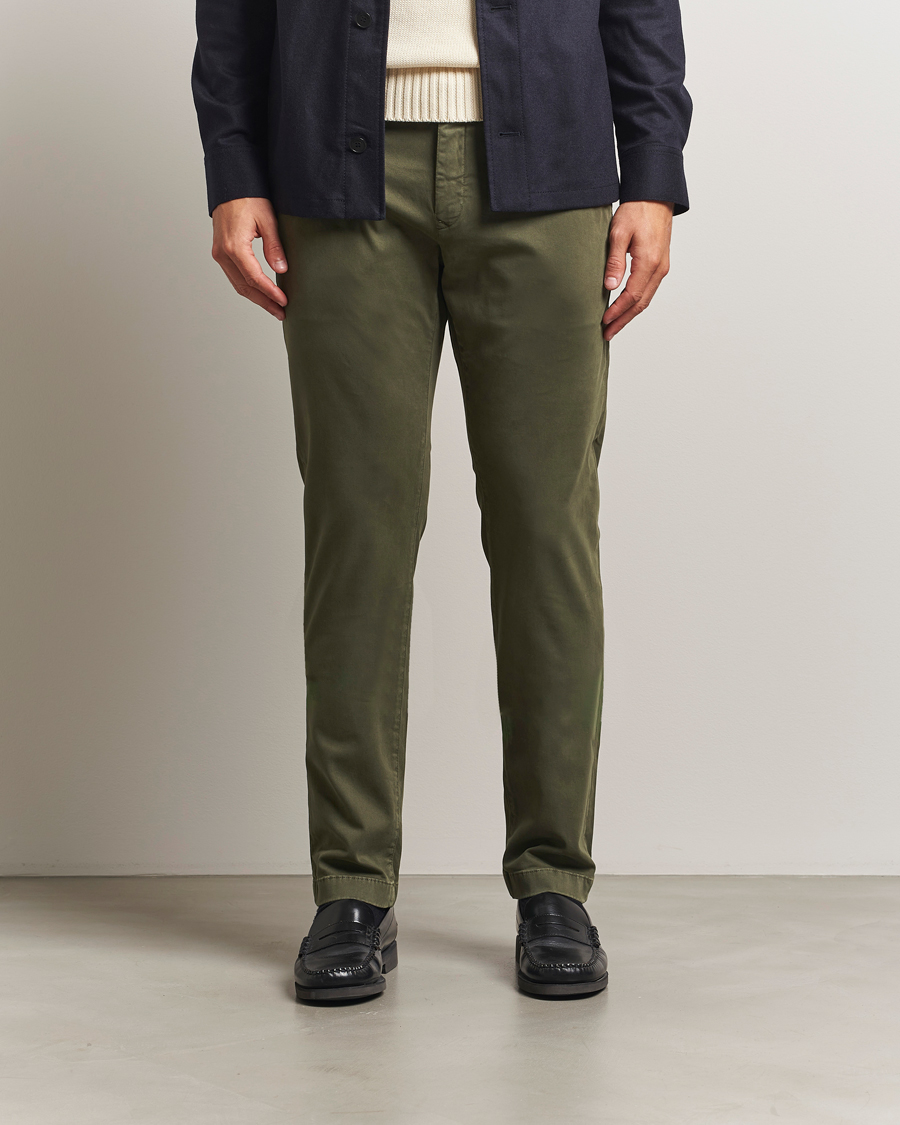 Heren | Broeken | Jacob Cohën | Bobby Cotton Chinos Green