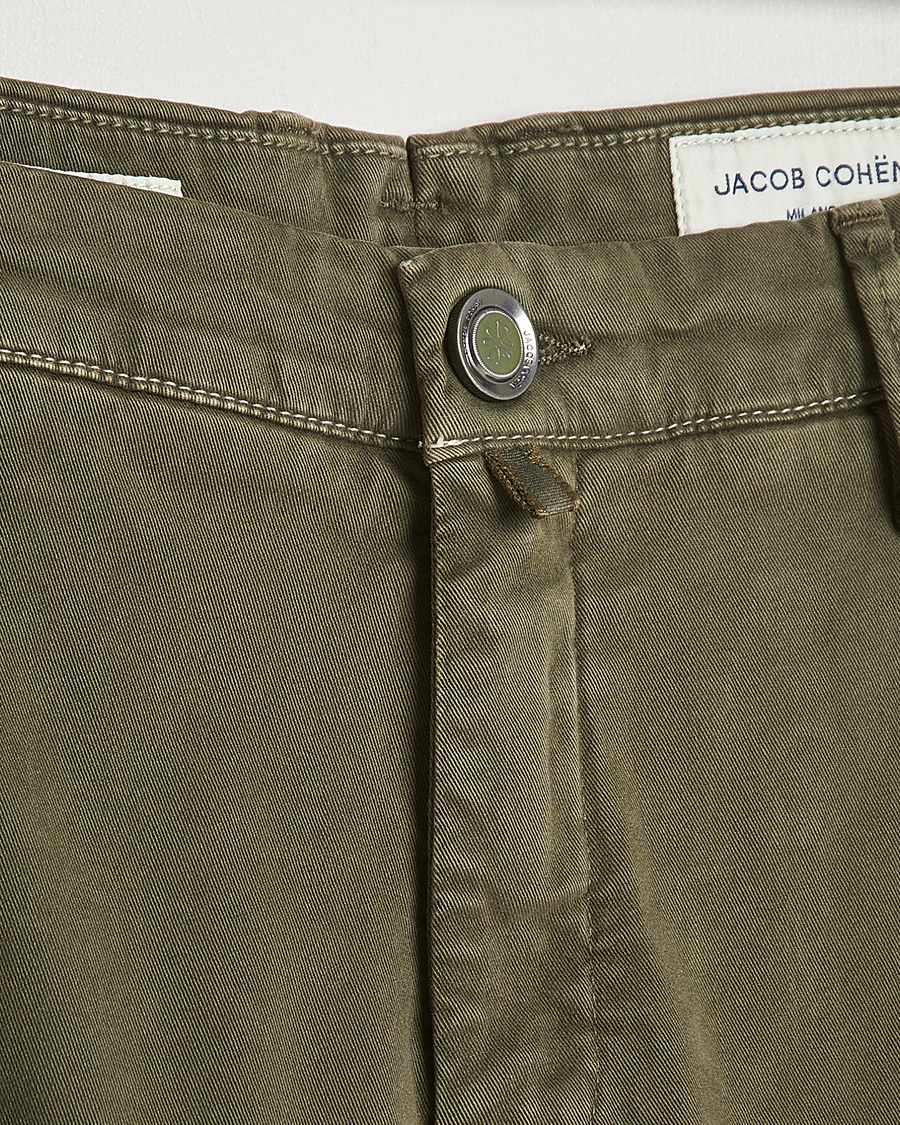 Heren | Broeken | Jacob Cohën | Bobby Cotton Chinos Green