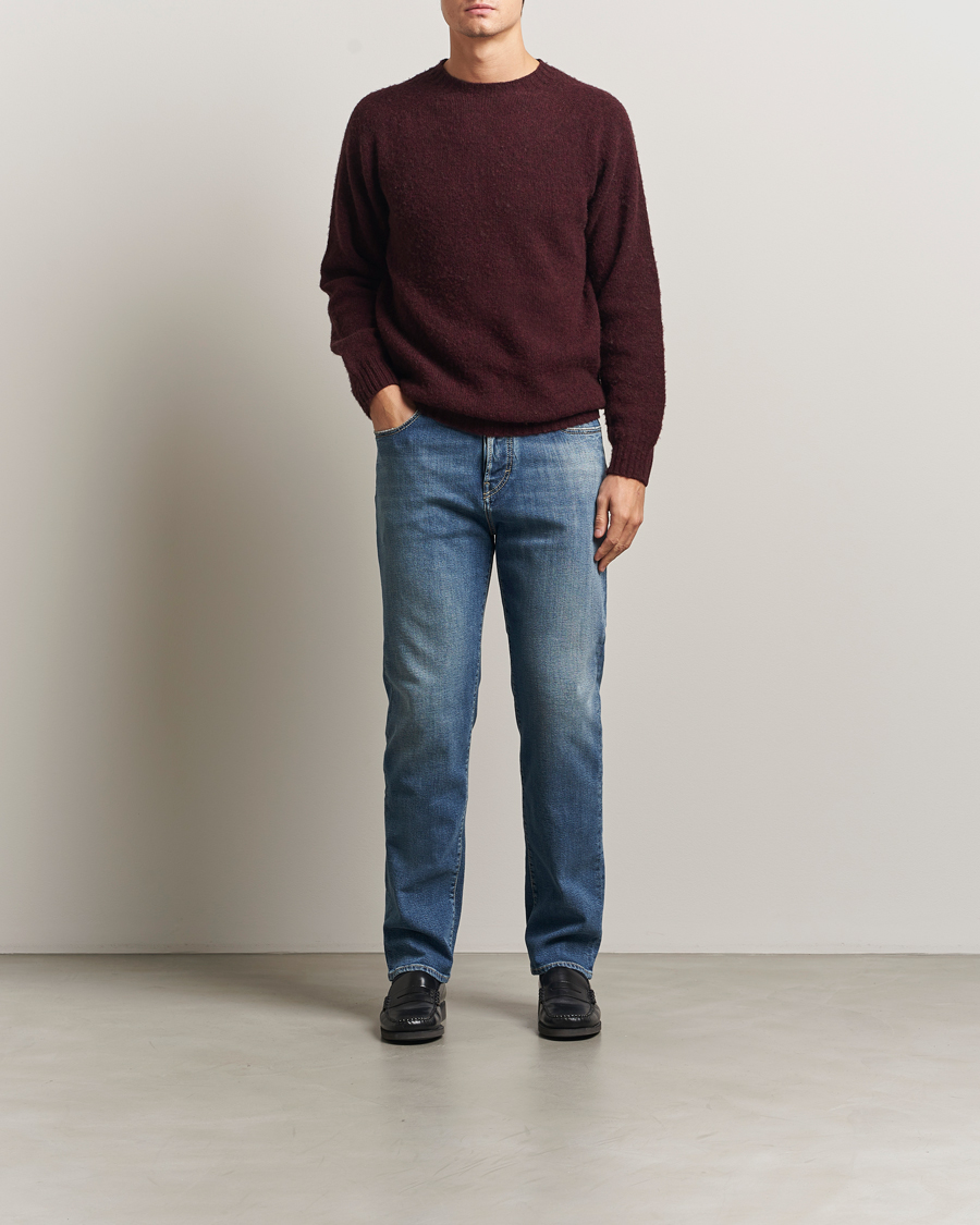 Heren | Jeans | Jacob Cohën | Edos Regular Straight Fit Jeans Light Blue