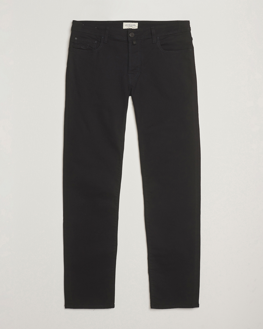 Heren | Jeans | Jacob Cohën | Bard Slim Fit Stretch Jeans Stay Black