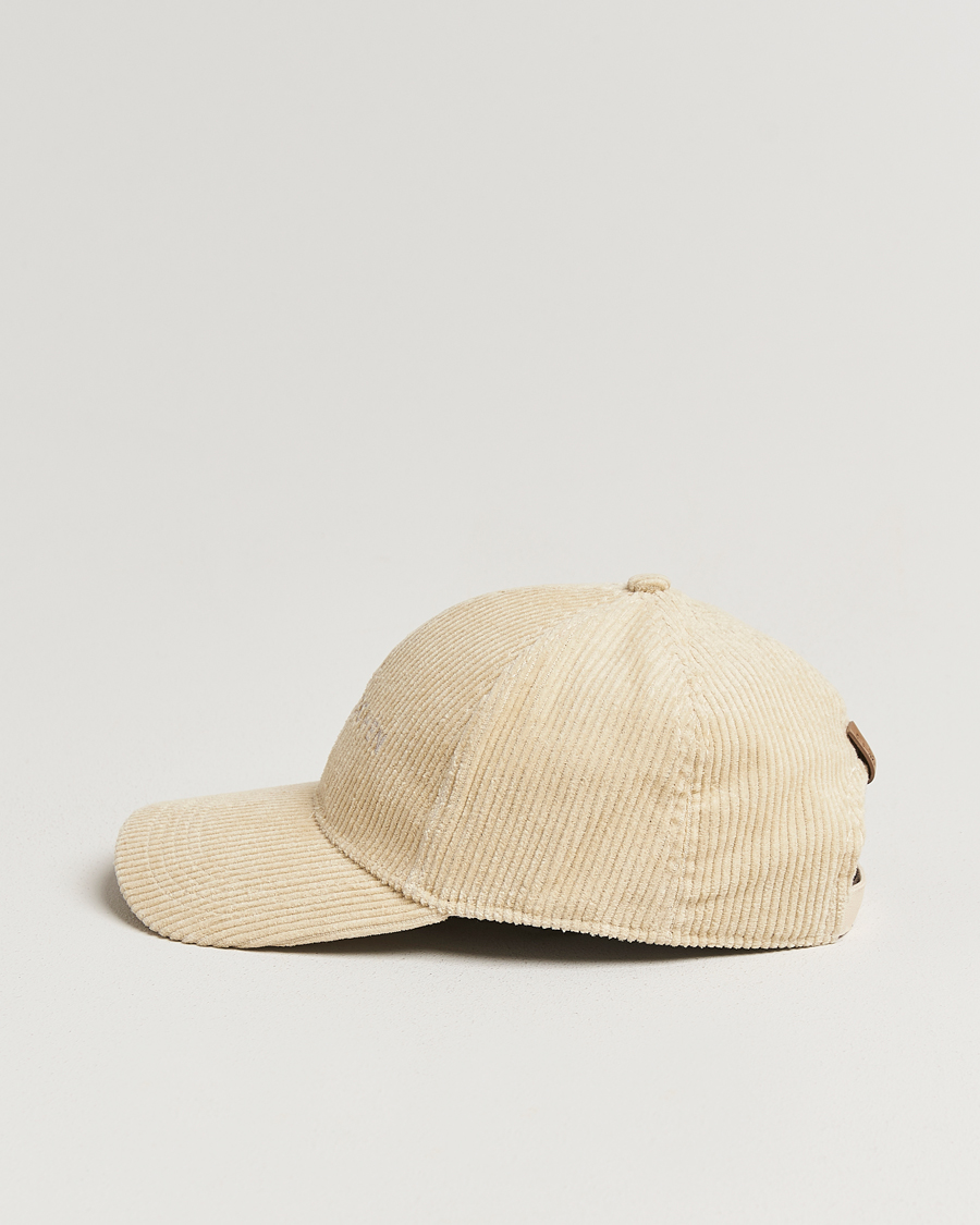 Heren | Hoeden en petten | Jacob Cohën | Corduroy Logo Cap Creme