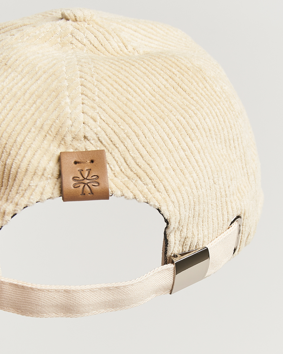 Heren | Hoeden en petten | Jacob Cohën | Corduroy Logo Cap Creme