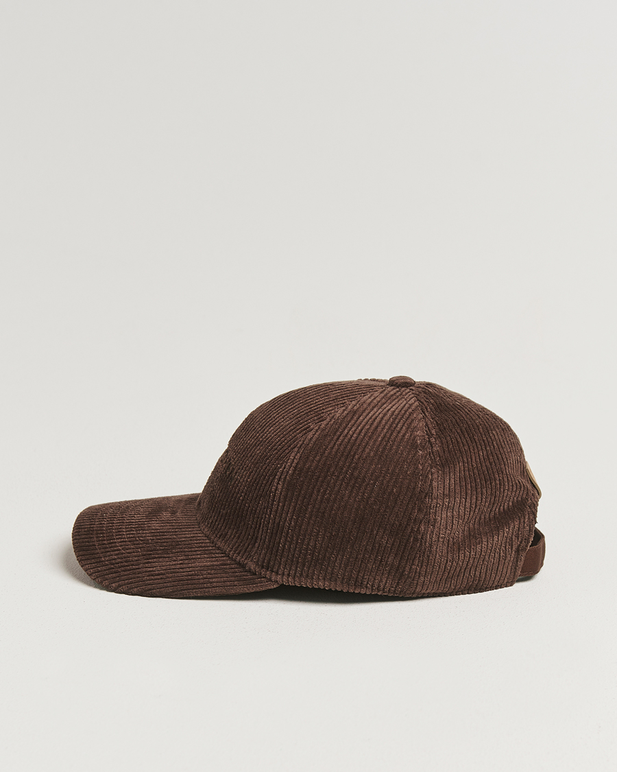 Heren | Hoeden en petten | Jacob Cohën | Corduroy Logo Cap Brown