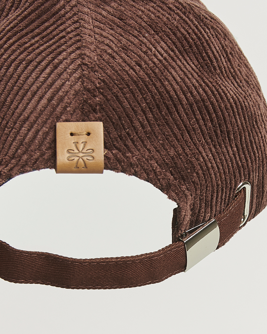 Heren | Hoeden en petten | Jacob Cohën | Corduroy Logo Cap Brown