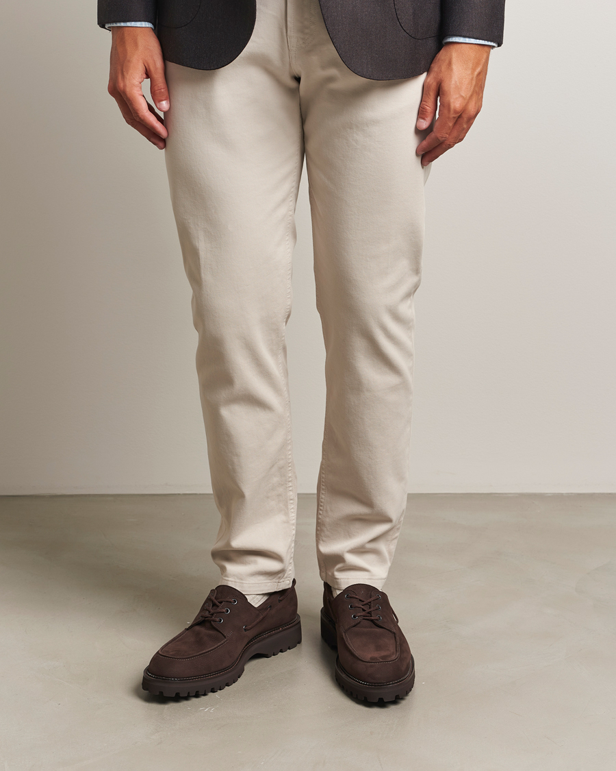 Heren | Derby schoenen | John Lobb | Tide Moc Toe Derby Dark Brown Nubuck