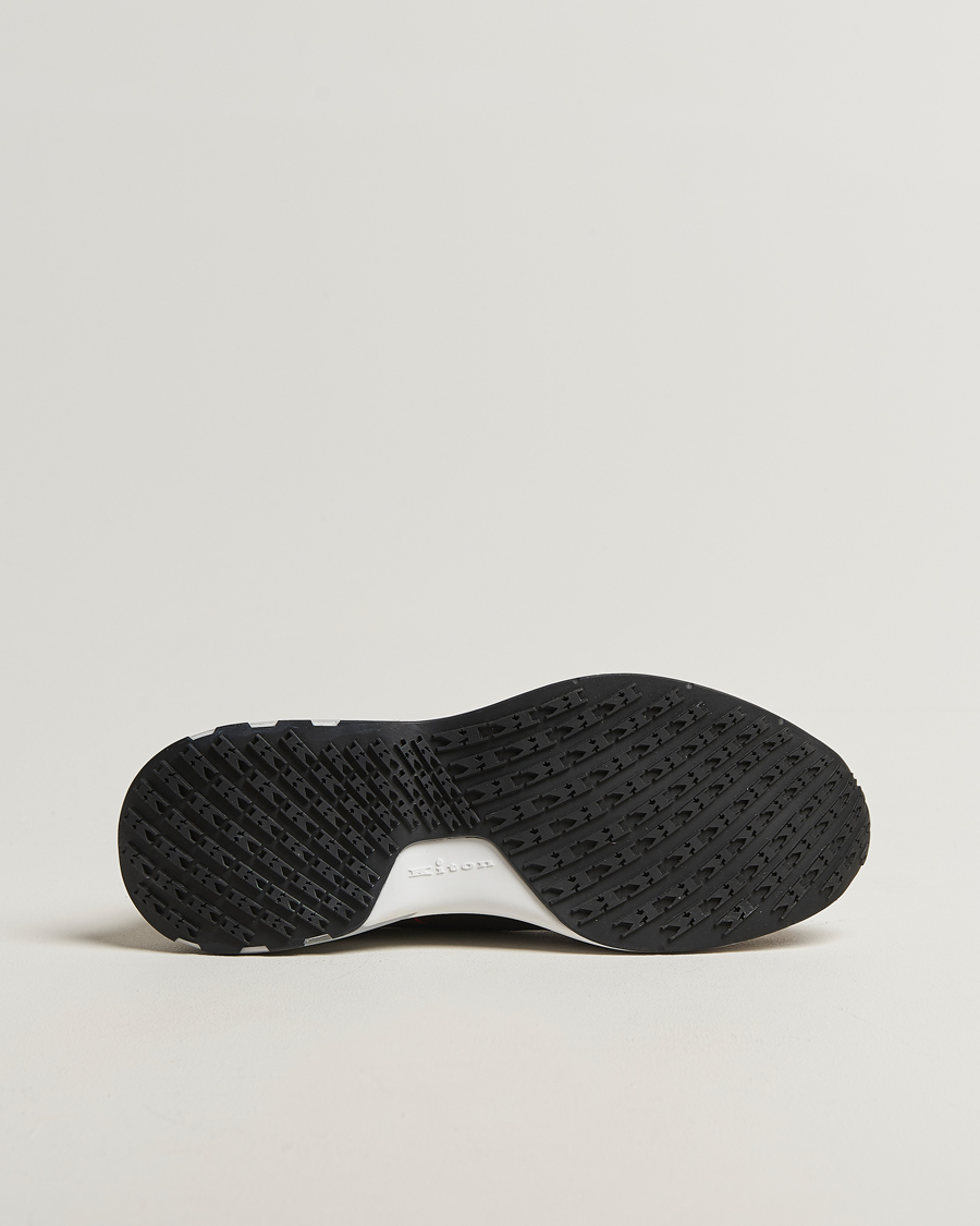 Heren | Sneakers | Kiton | Luxury Running Sneakers Dark Brown Suede
