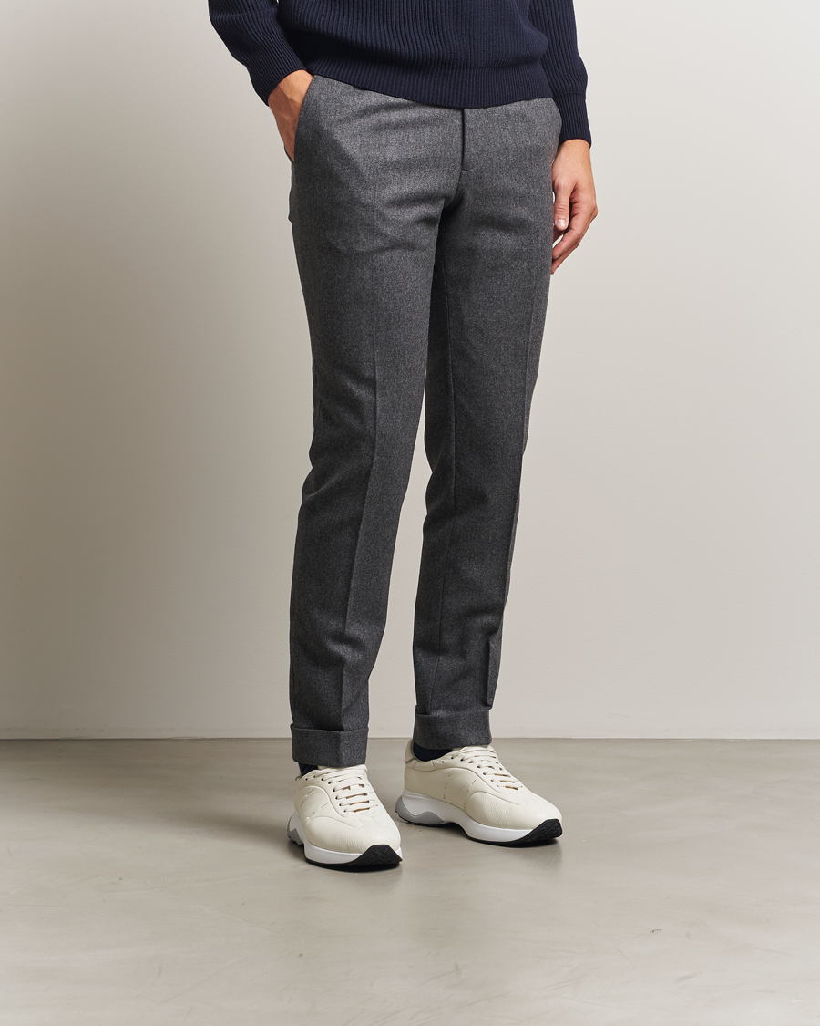 Heren | Sneakers | Kiton | Luxury Running Sneakers White Deerskin