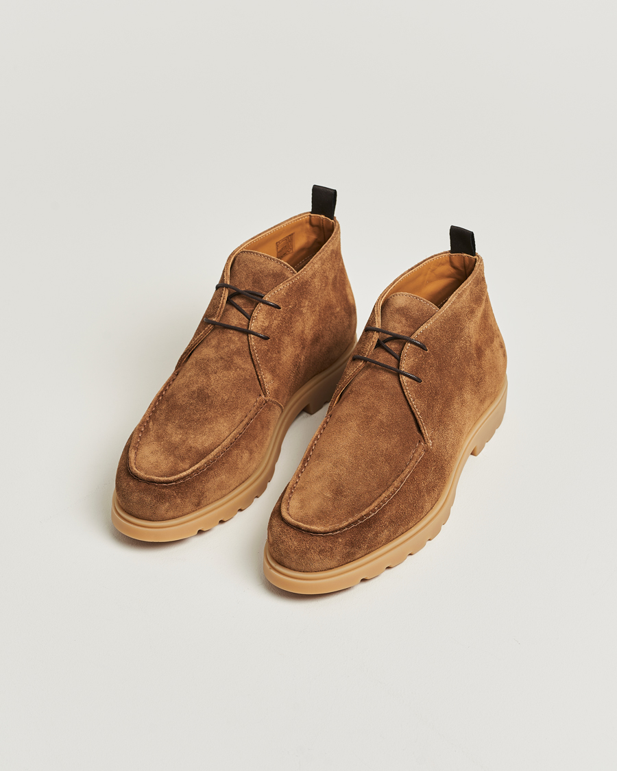 Heren | Laarzen | Kiton | Chukka Boots Brown Suede