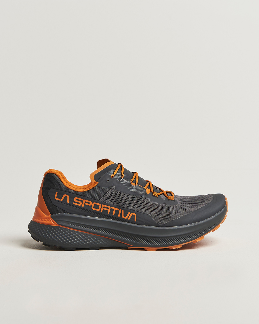 Heren | Trail sneakers | La Sportiva | Prodigio Trail Run Sneakers Carbon/Marmalade