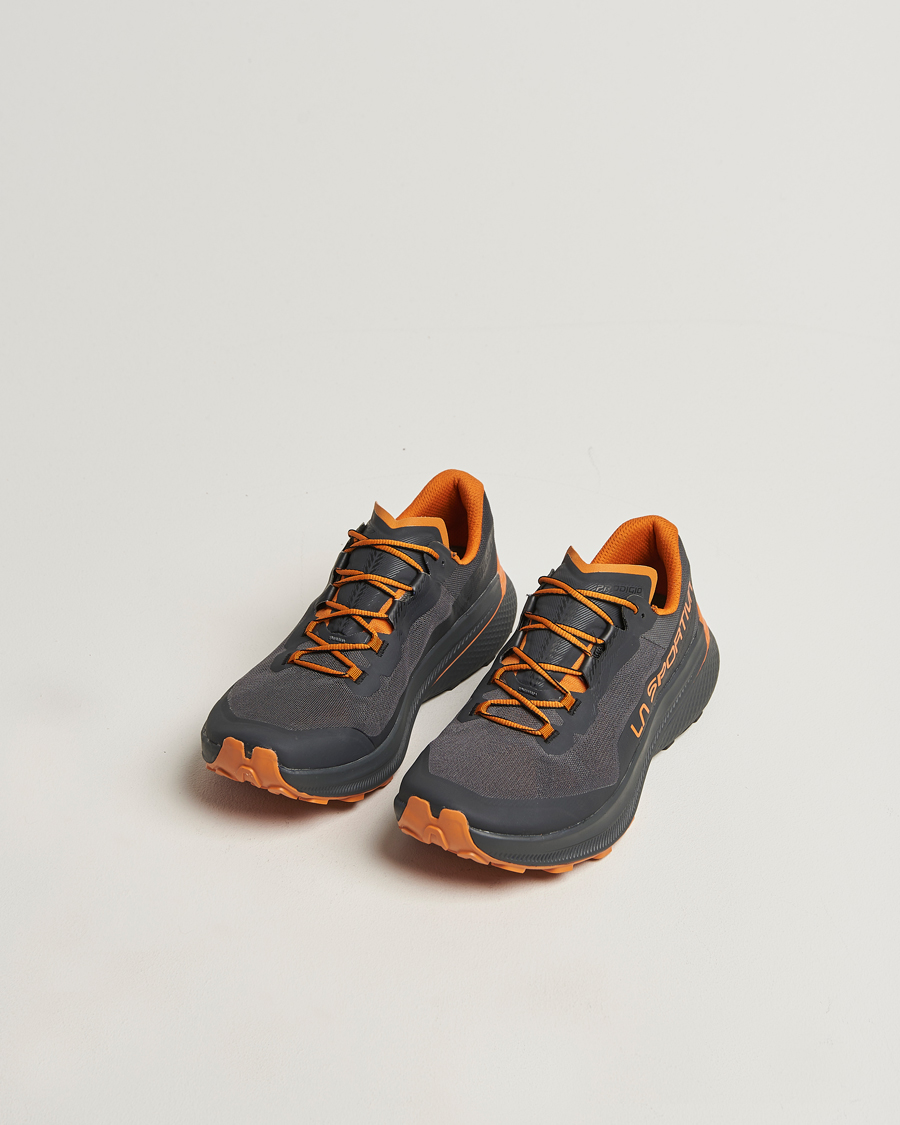 Heren | Trail sneakers | La Sportiva | Prodigio Trail Run Sneakers Carbon/Marmalade