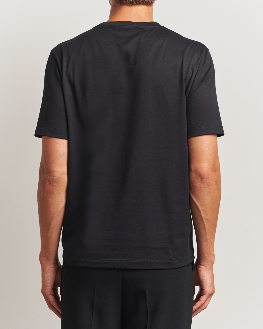 Heren | T-shirts | Lanvin | Shearling Logo T-Shirt Black