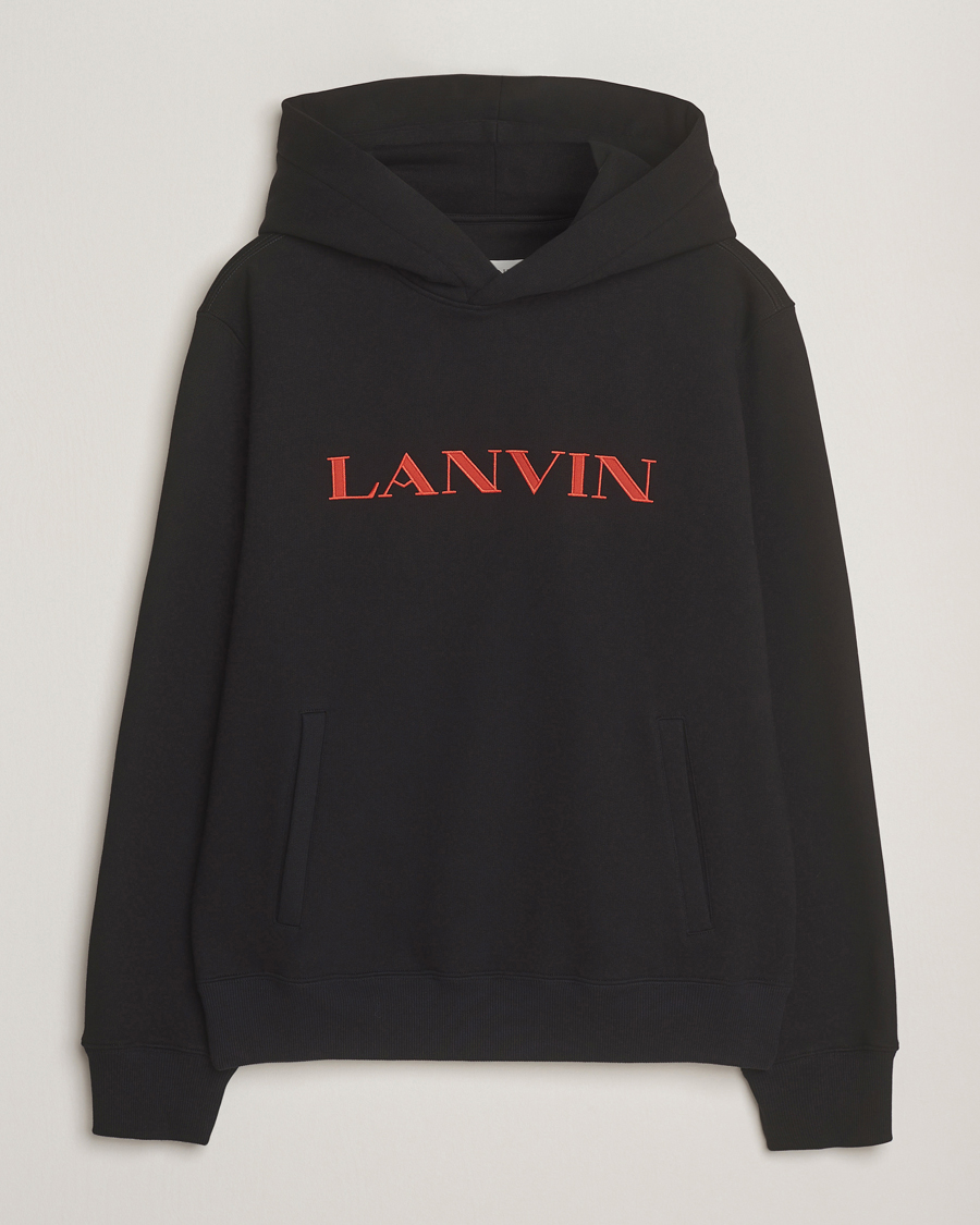 Heren | Truien | Lanvin | Logo Hoodie Black