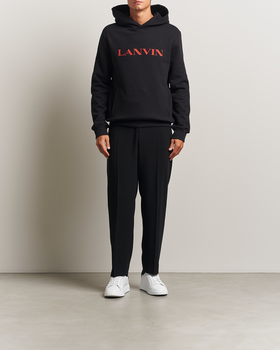 Heren | Truien | Lanvin | Logo Hoodie Black