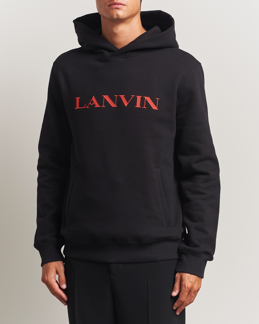 Heren | Truien | Lanvin | Logo Hoodie Black