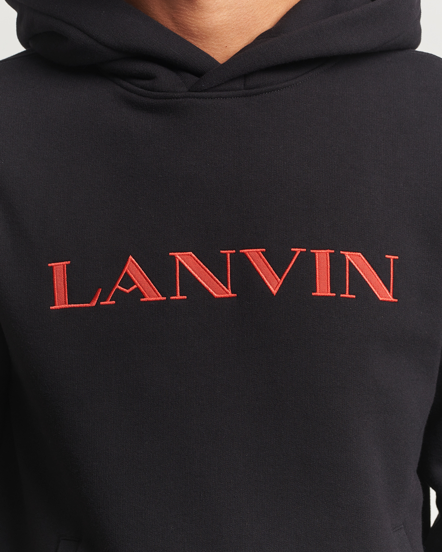 Heren | Truien | Lanvin | Logo Hoodie Black