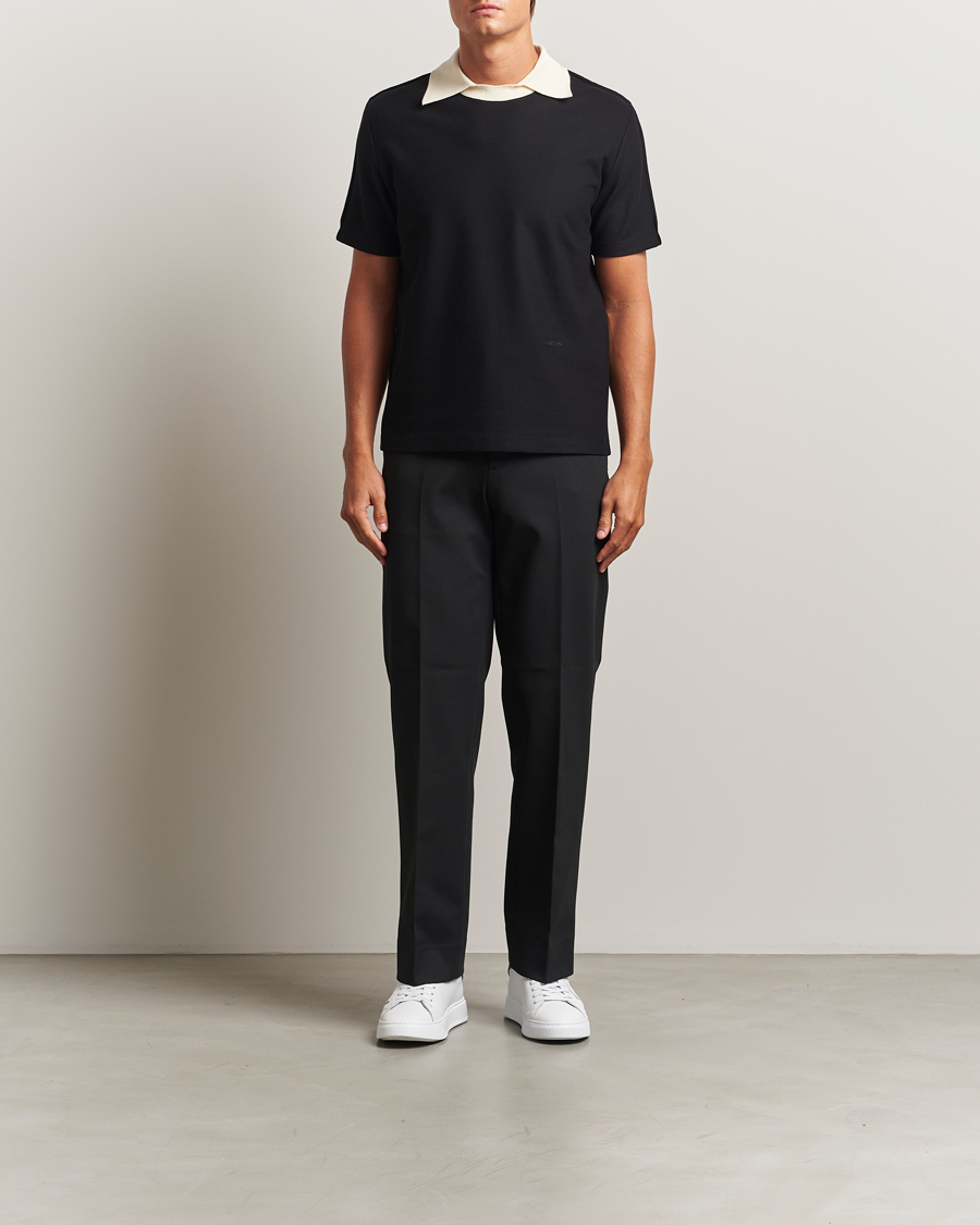 Heren | Truien | Lanvin | Collar T-shirt Black