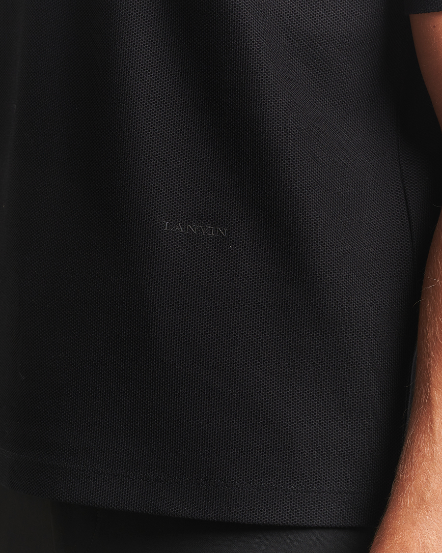 Heren | Truien | Lanvin | Collar T-shirt Black