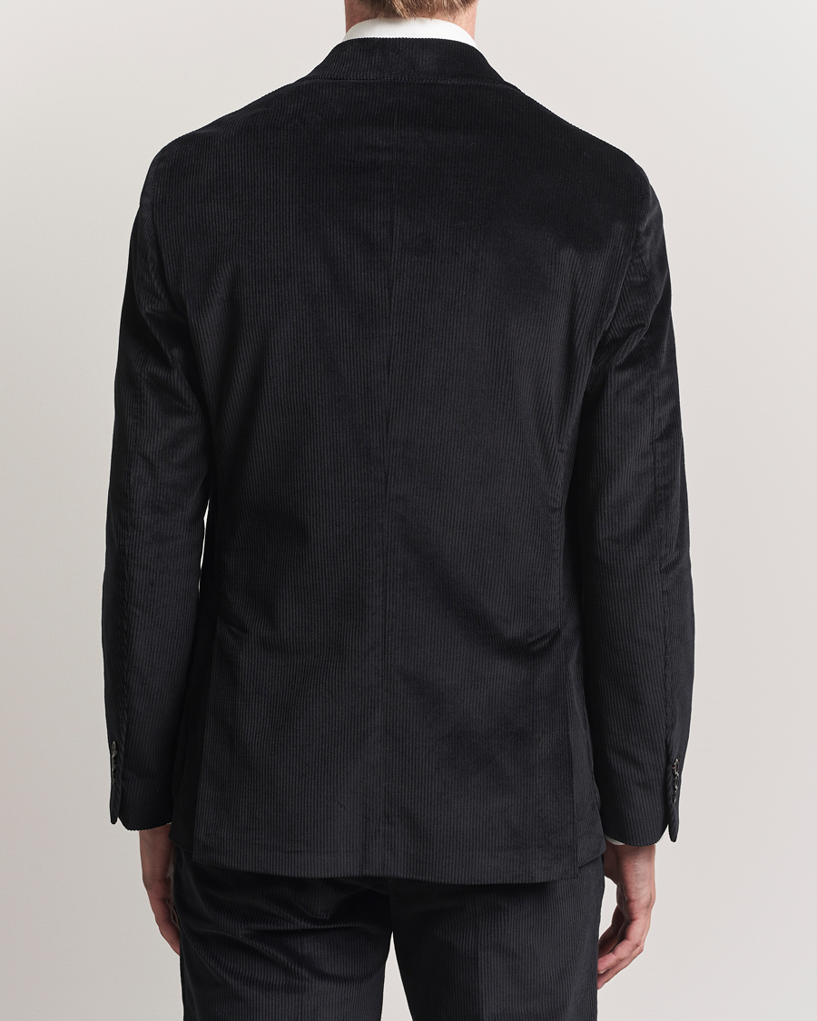 Heren | Blazers | Lardini | Cotton Corduroy Blazer Black