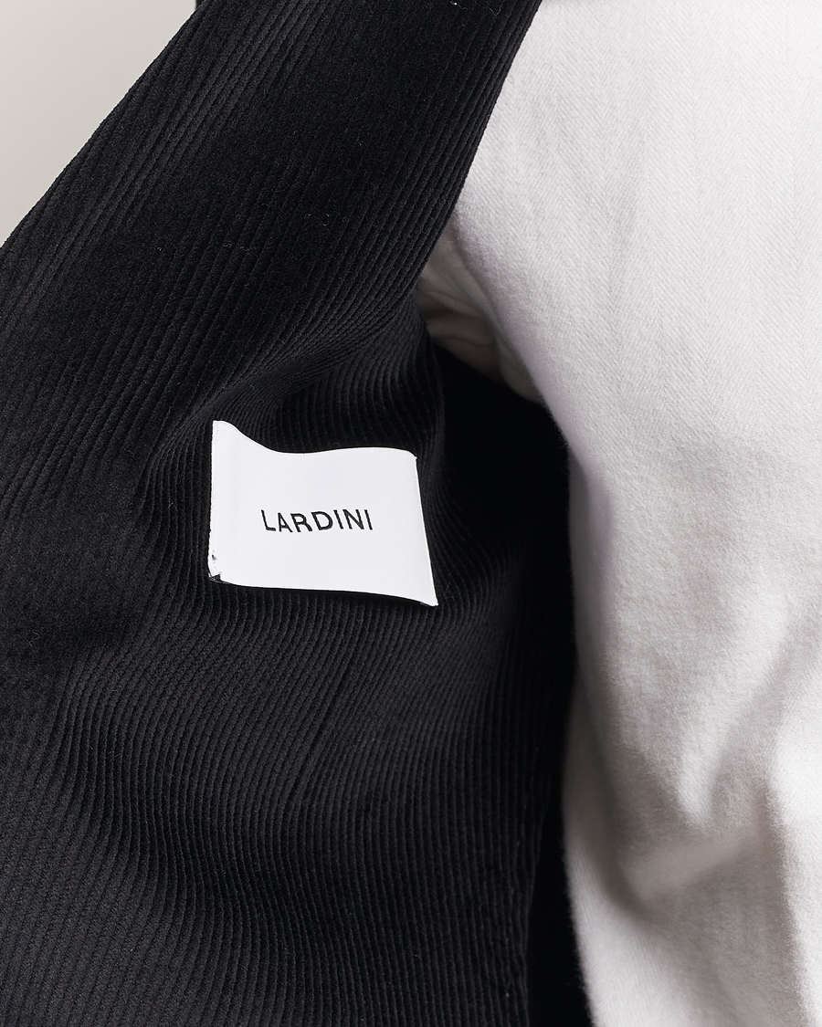 Heren | Blazers | Lardini | Cotton Corduroy Blazer Black