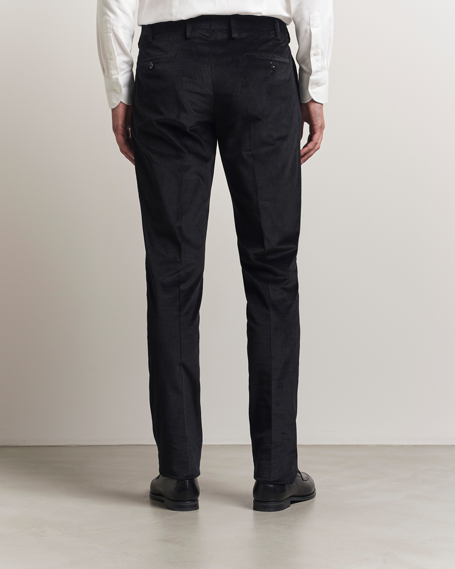 Heren | Broeken | Lardini | Cotton Corduroy Trousers Black