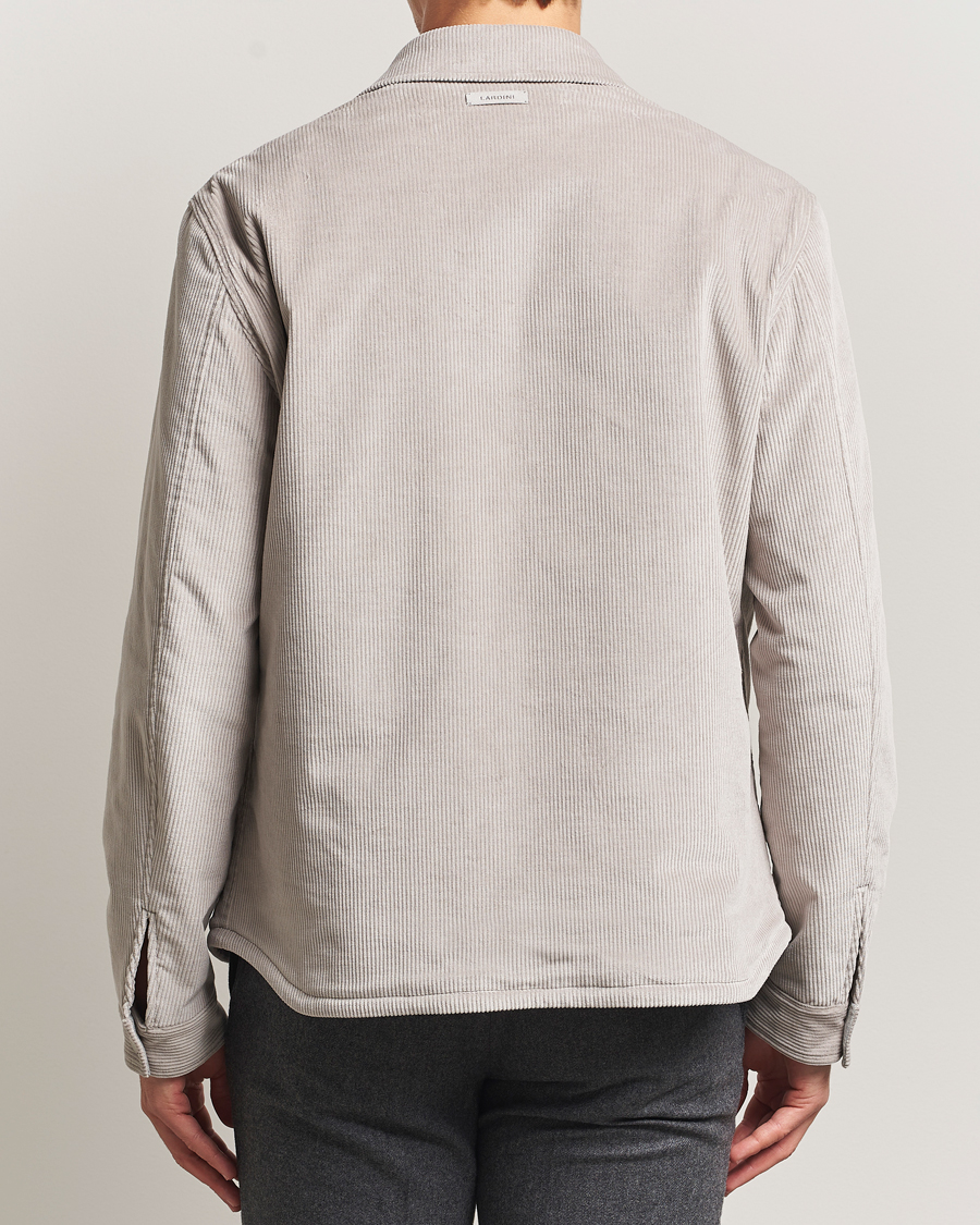 Heren | Jassen | Lardini | Corduroy Overshirt Taupe