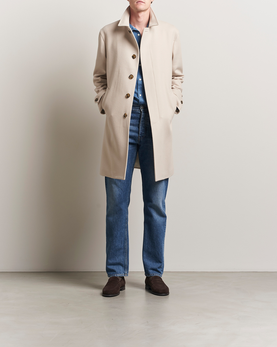Heren | Jassen | Lardini | Wool Coat Beige