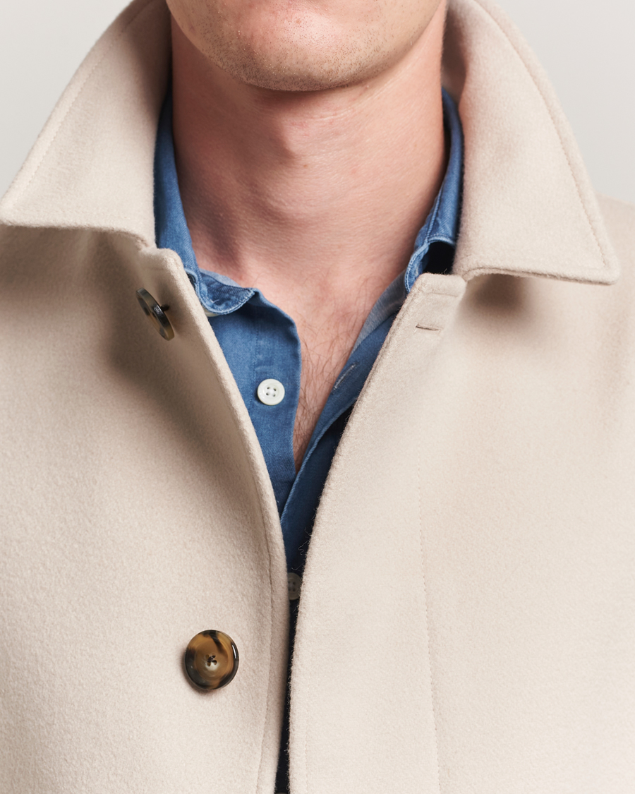 Heren | Jassen | Lardini | Wool Coat Beige