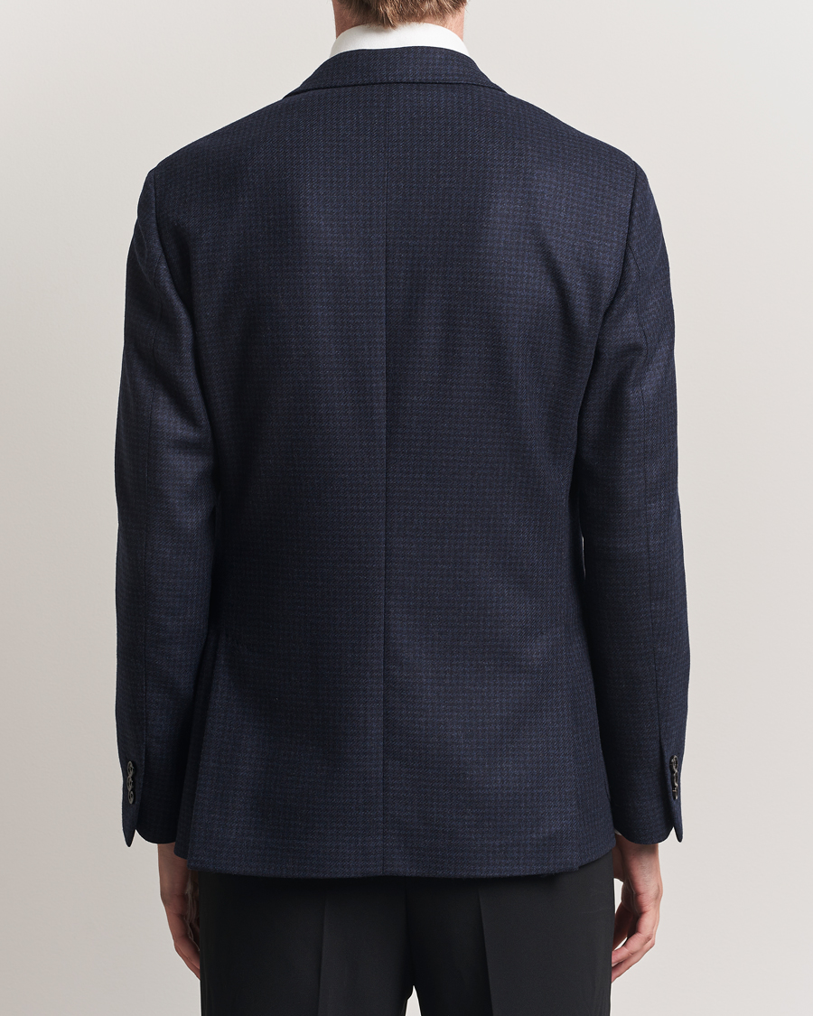 Heren | Blazers | Lardini | Checked Wool Blazer Navy