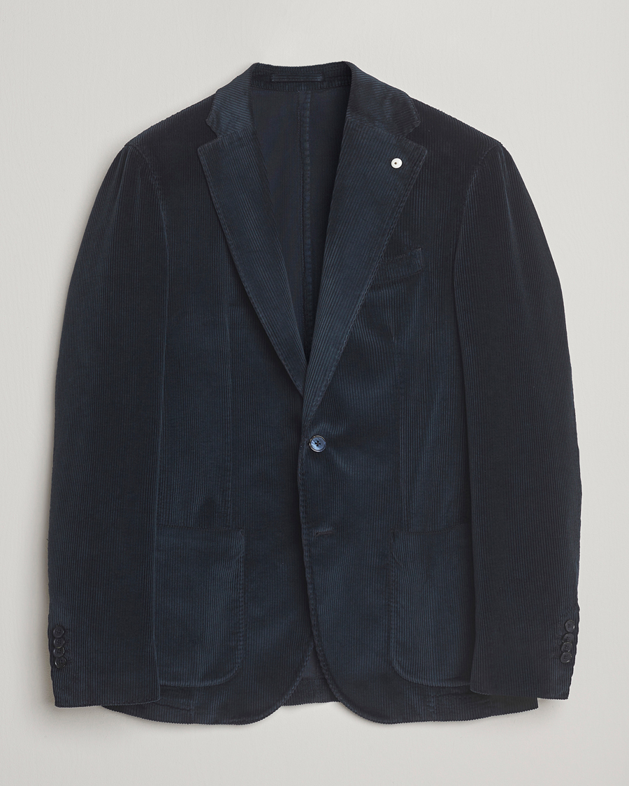 Heren | Blazers | L.B.M. 1911 | Jack Corduroy Blazer Navy