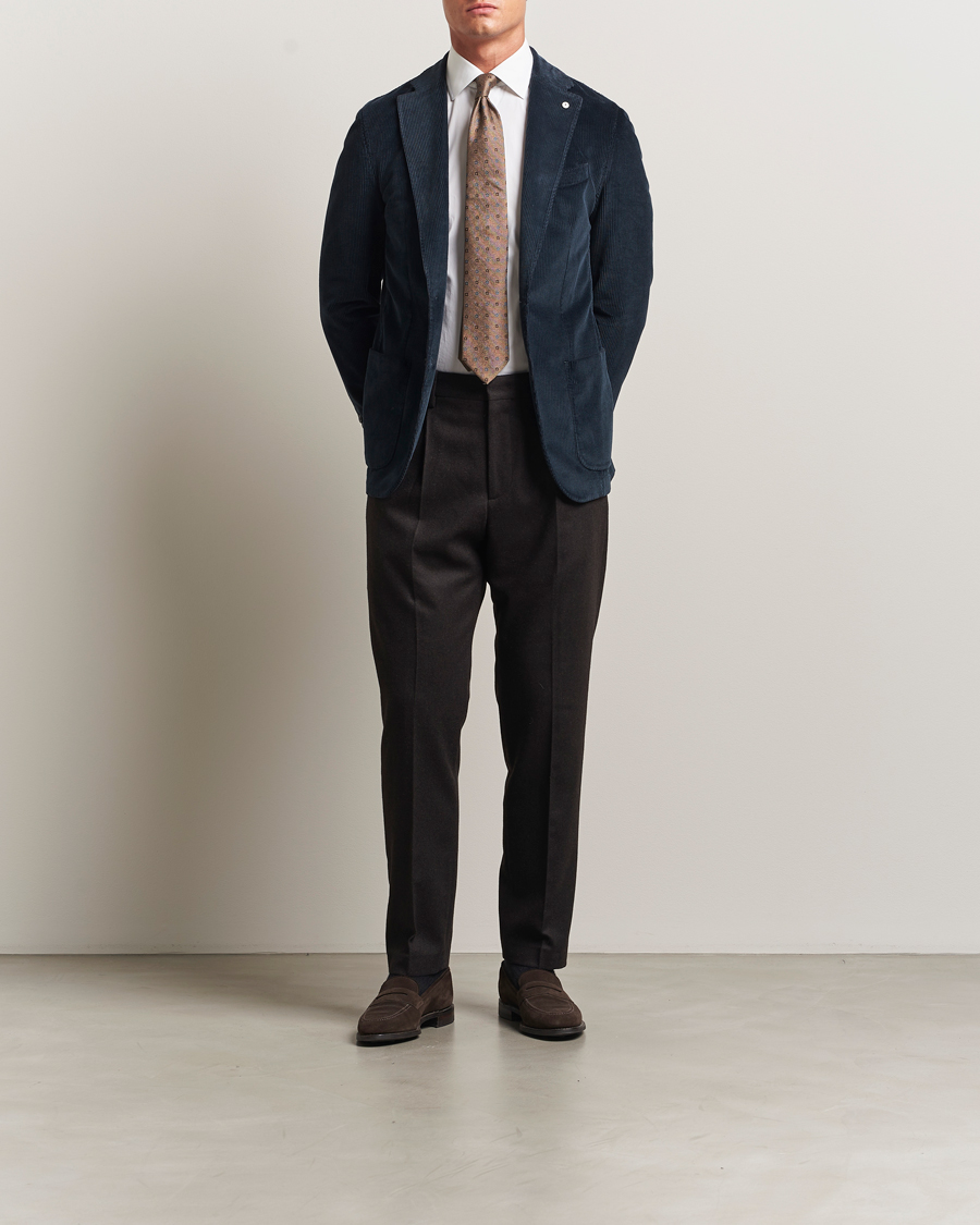 Heren | Blazers | L.B.M. 1911 | Jack Corduroy Blazer Navy
