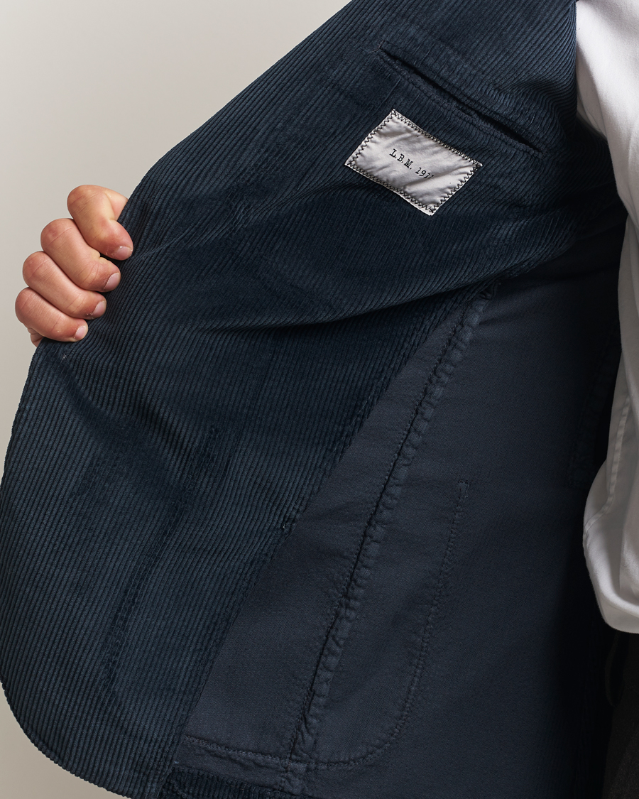 Heren | Blazers | L.B.M. 1911 | Jack Corduroy Blazer Navy