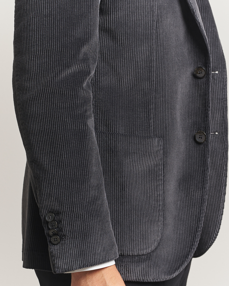 Heren | Blazers | L.B.M. 1911 | Jack Corduroy Blazer Dark Grey
