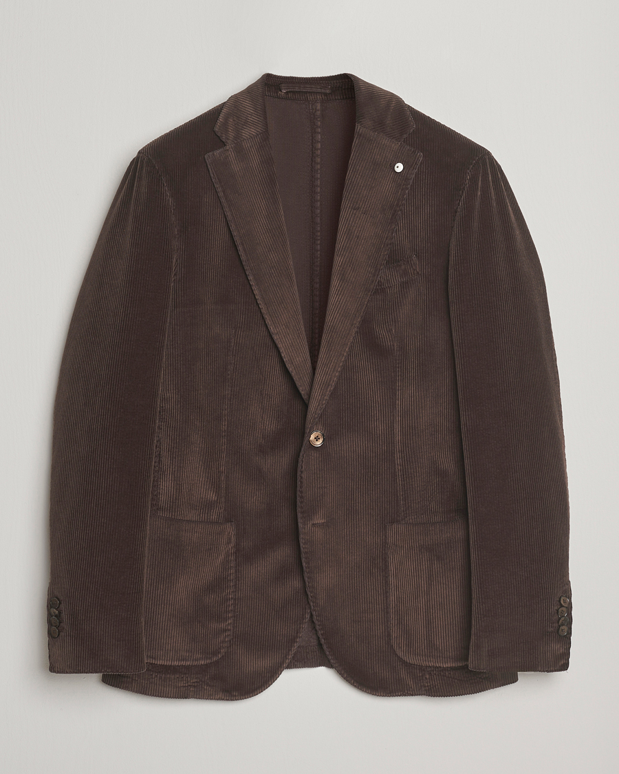 Heren | Blazers | L.B.M. 1911 | Jack Corduroy Blazer Dark Brown