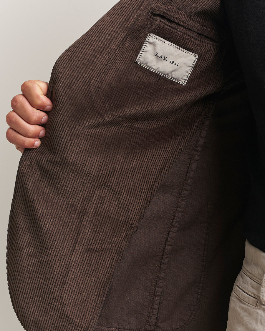 Heren | Blazers | L.B.M. 1911 | Jack Corduroy Blazer Dark Brown