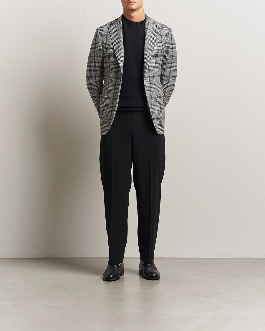 Heren | Blazers | L.B.M. 1911 | Jack Checked Wool Blazer Grey