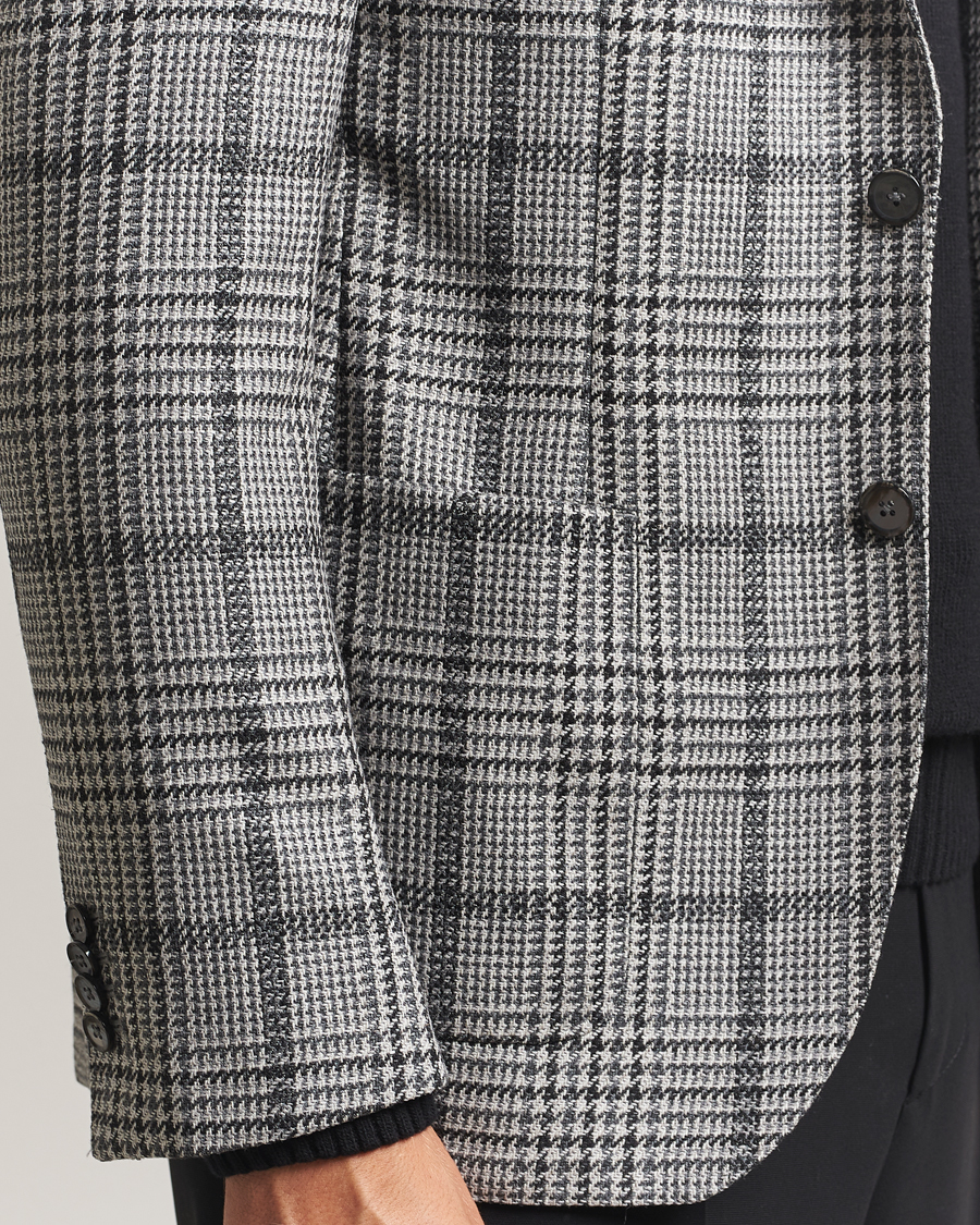 Heren | Blazers | L.B.M. 1911 | Jack Checked Wool Blazer Grey