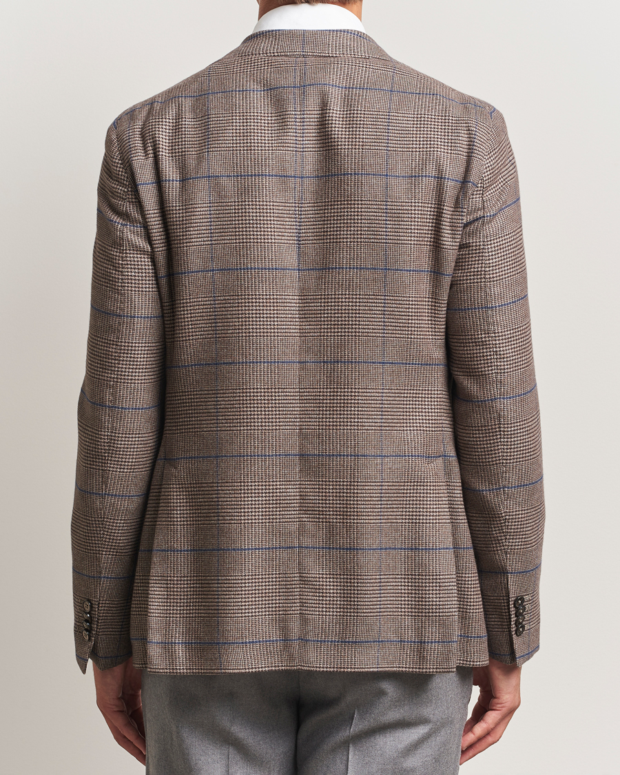 Heren | Blazers | L.B.M. 1911 | Jack Overcheck Cotton Blazer Brown