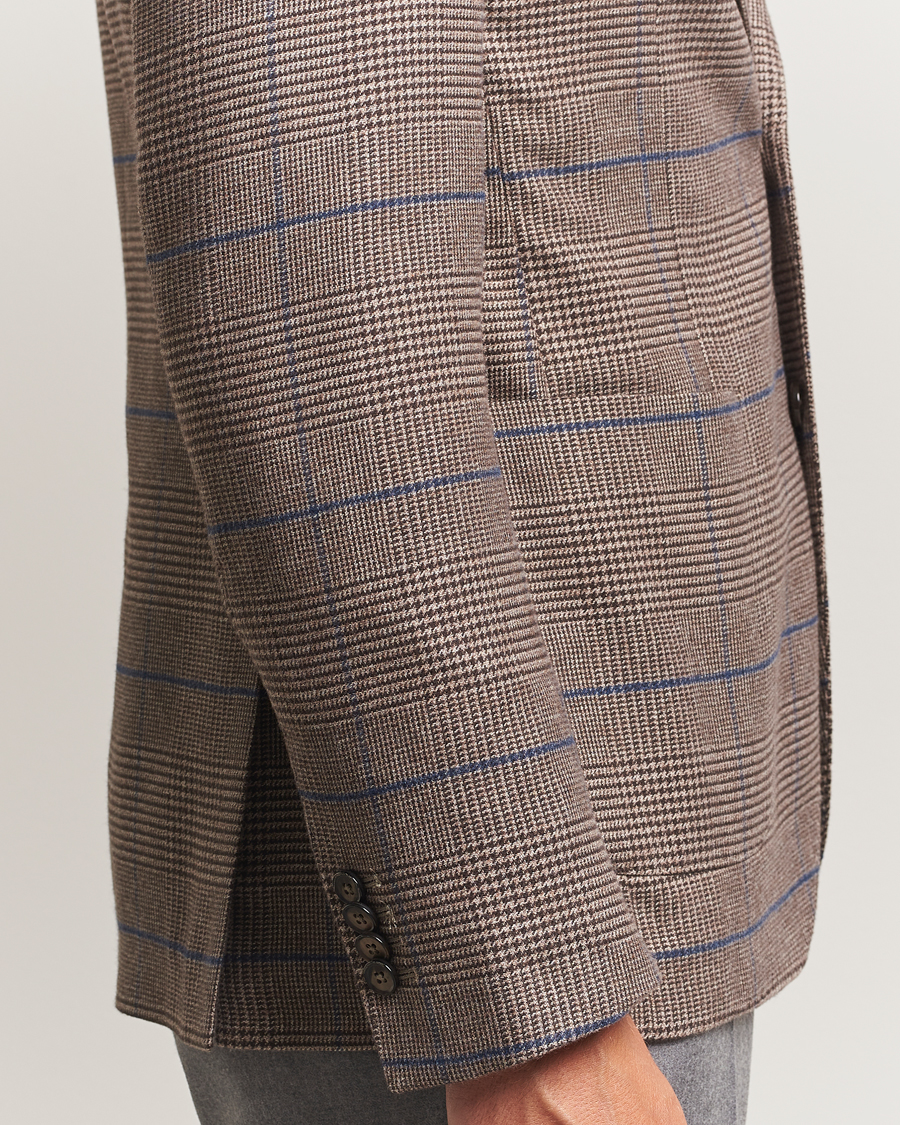 Heren | Blazers | L.B.M. 1911 | Jack Overcheck Cotton Blazer Brown