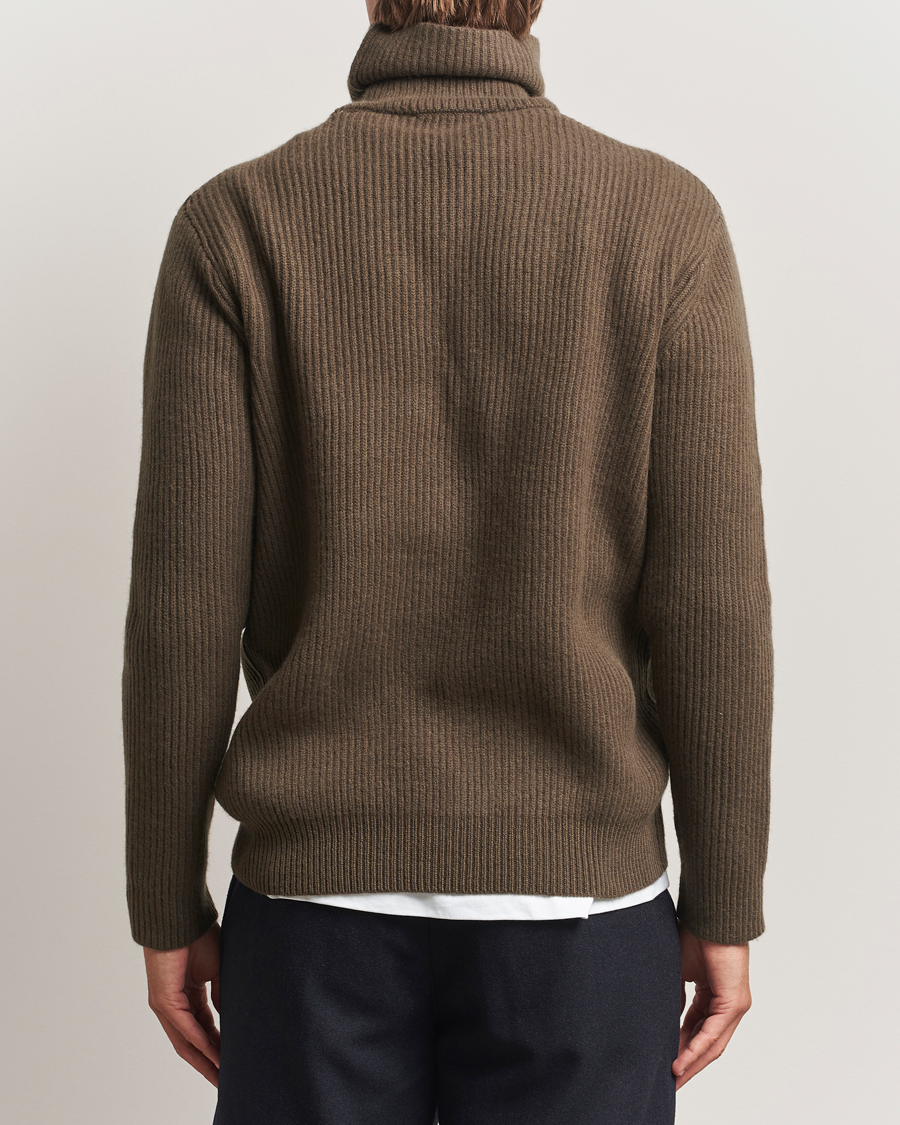 Heren | Truien | LES DEUX | Eddie Wool Rib Rollneck Teak