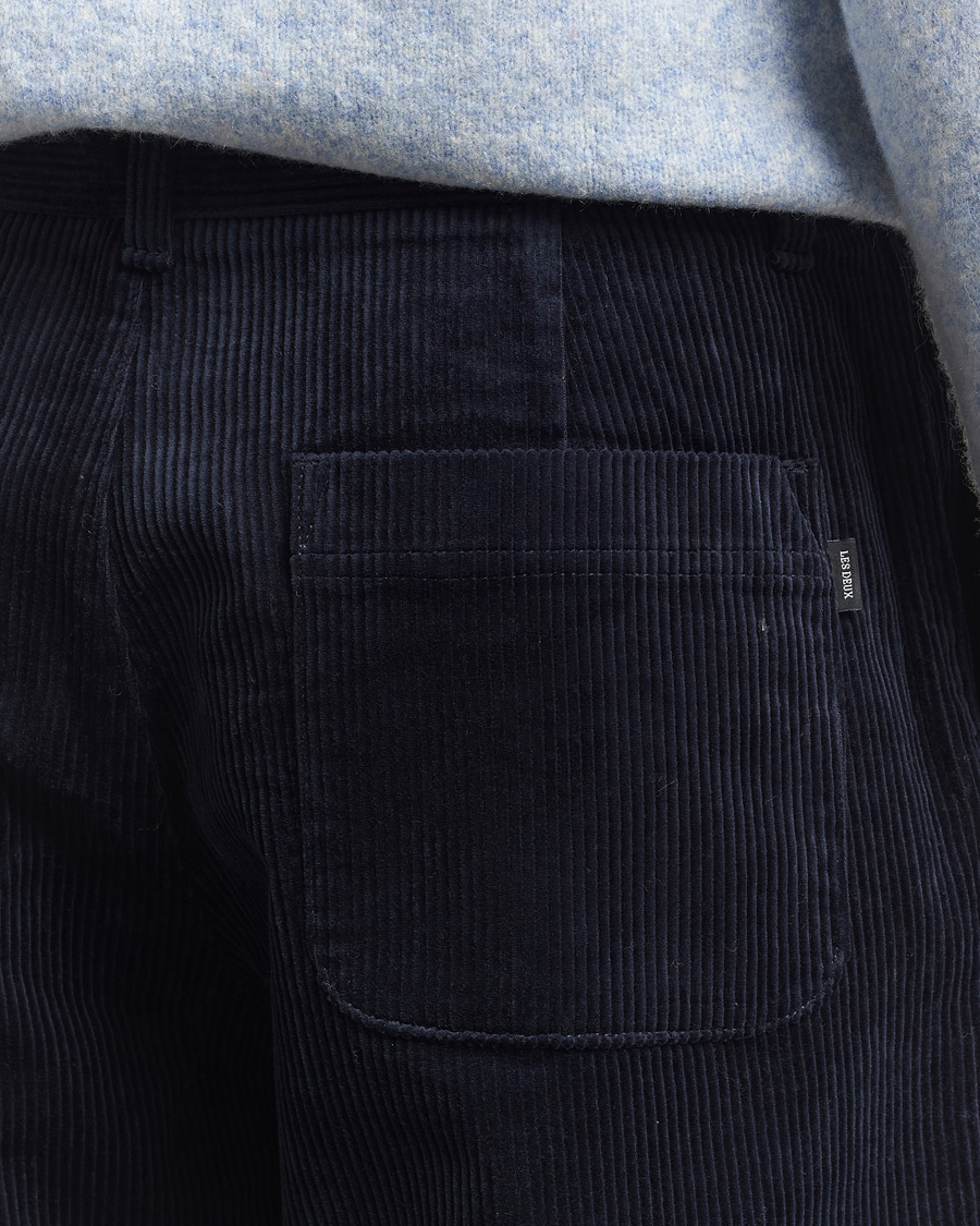 Heren | Broeken | LES DEUX | Kody Corduroy Pants Dark Navy
