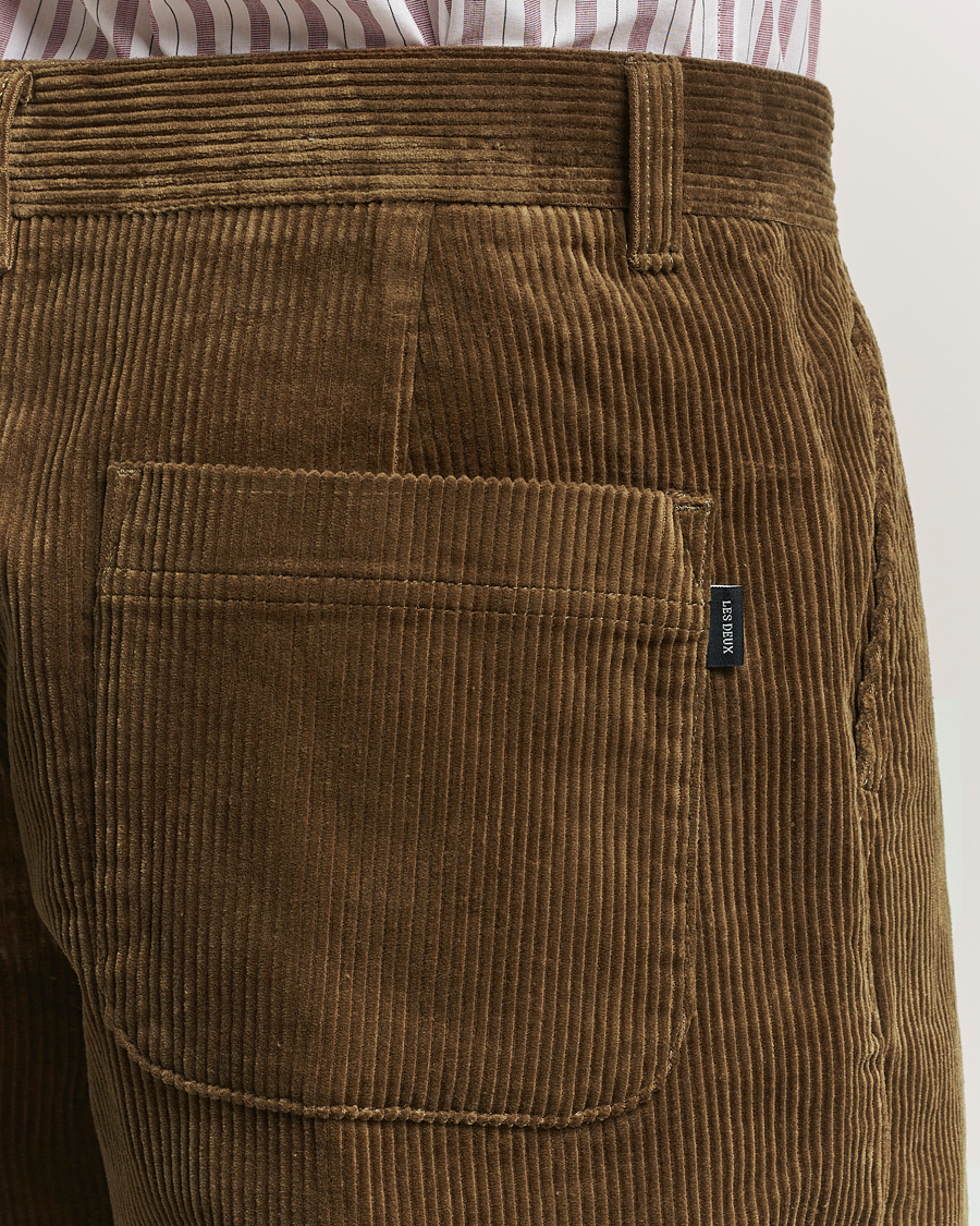 Heren | Broeken | LES DEUX | Kody Corduroy Pants Military Olive
