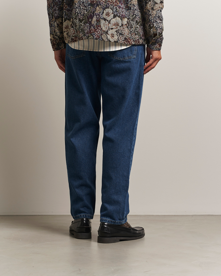 Heren | Jeans | LES DEUX | Ryder Washed Denim Jeans Medium Indigo Wash
