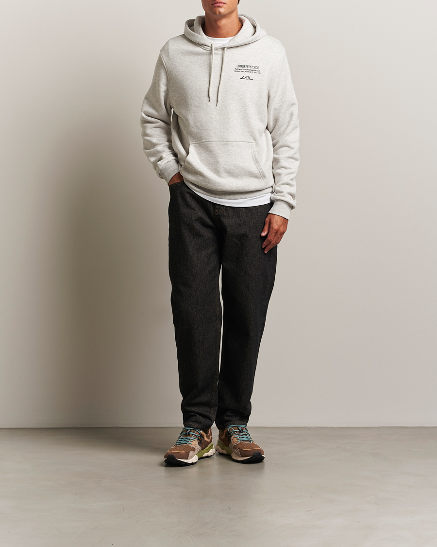 Heren | Truien | LES DEUX | West Side Hoodie Snow Melange