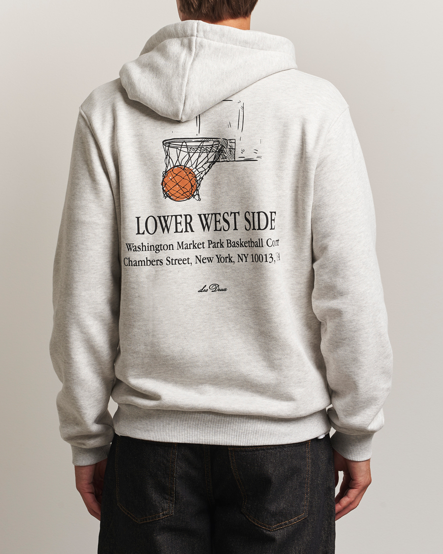 Heren | Truien | LES DEUX | West Side Hoodie Snow Melange